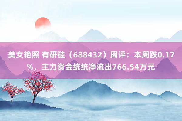 美女艳照 有研硅（688432）周评：本周跌0.17%，主力资金统统净流出766.54万元